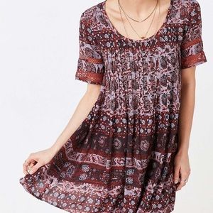 Ecote Amethyst Ivory Floral Dress